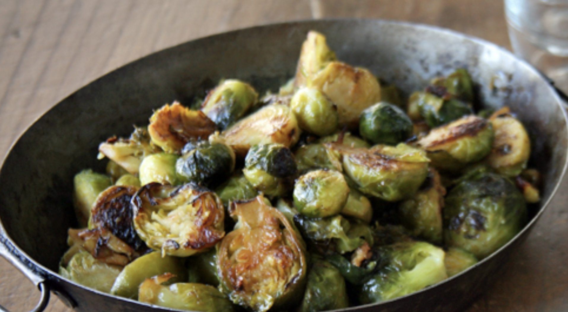 italian food brussel sprouts