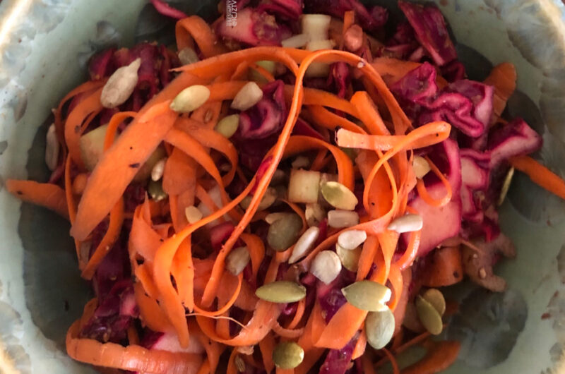 Pickled Carrot and Cabbage Slaw